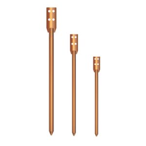 COPPER BONDED EARTH ELECTRODE WITH PRE-WELDED CLAMP